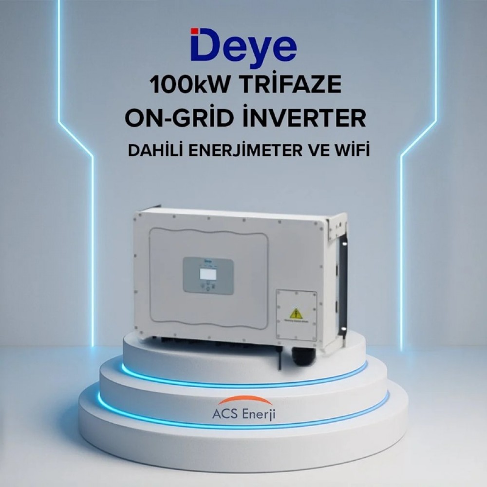 100 Kw On-Grid Trifaze İnverter Deye